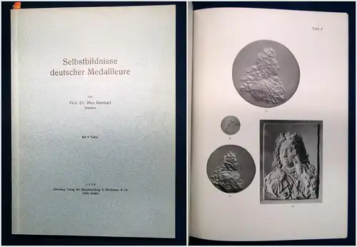 Bernhart Selbstbildnisse deutscher Medailleure. 1938 Geschichte Medaille sf