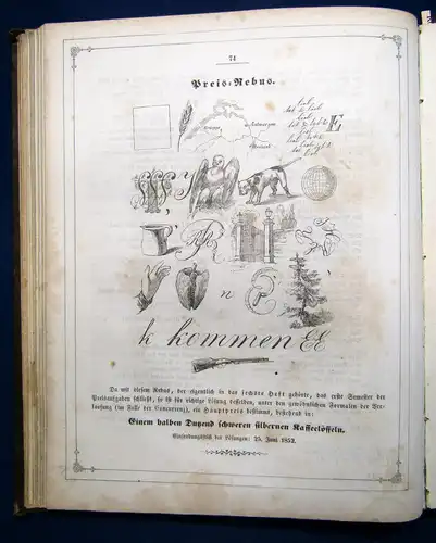Kneller Kunst- und Unterhaltungsblatt für Satdt u. Land 1.Jhg. 1852 Politik js