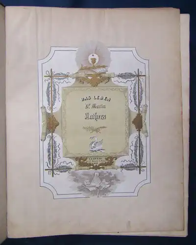 Das Leben Dr. Martin Luthers Porträt Luthers 1841 Christenthum Religion js