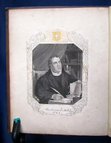 Das Leben Dr. Martin Luthers Porträt Luthers 1841 Christenthum Religion js