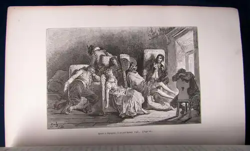 Gautier Le Capitaine Fracasse illustre' 60 Dessins de Gustave Dore 1866  js