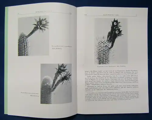 Kakteenkunde Lieferung 1-2 ( von 3)  1943 Botanik Natur Forschung Phytologie js