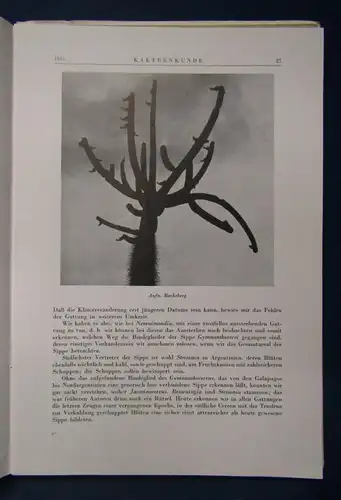 Kakteenkunde Lieferung 1-3 1941 Botanik Natur Forschung Phytologie Lehre js