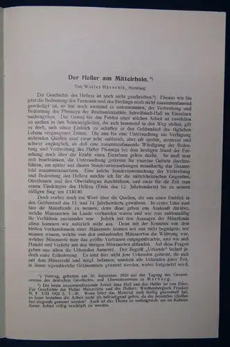 Hävernik Der Heller am Mittelrhein 1931 Münzen Wissen Zeitgeschichte js