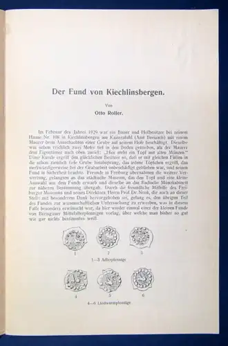 Roller Der Fund von Kiechlingsbergen 1932 Wissen 14 kleine Abbildungen js
