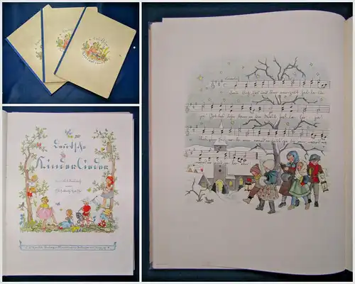 Hassn Kinderlieder 3 Bde um 1920 Lieder Musik Kunst Kultur Kinderliteratur sf