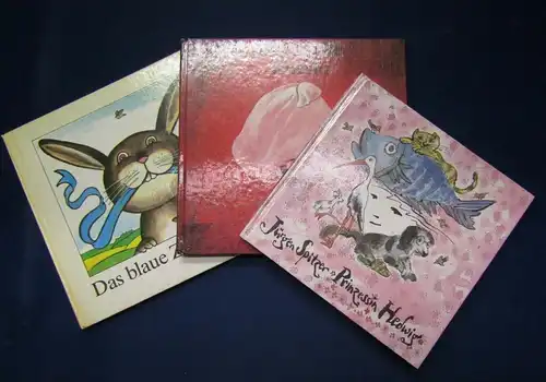 Konvolut 3 Kinderbücher/ Bilderbücher um 1980 Märchen Geschichten DDR js