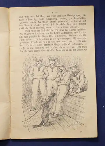 Fische Original Broschur Tierschutz- Kalender 1912 Erzählungen Tiere Zoologie js