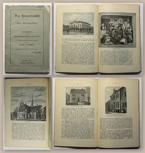 Büttner Das Henriettenstift 1885 Festschrift Geschichte Ortskunde Hannover xz
