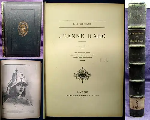 Reaulx Jeanne D`Arc Nouvelle Edition o.J. einige Holzstichillustrationen js