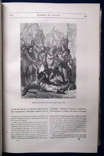 Thiers Histoire La Revolution 2 Bde. 1876 Geschichte Die Revolution Bildband js