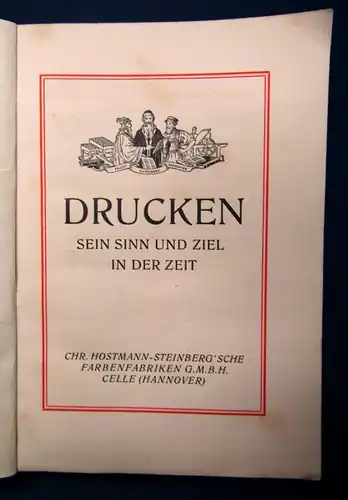 Hostmann Steinbergsche Farben-Fabriken Winke aus der Praxis Bd.2 um 1940 js