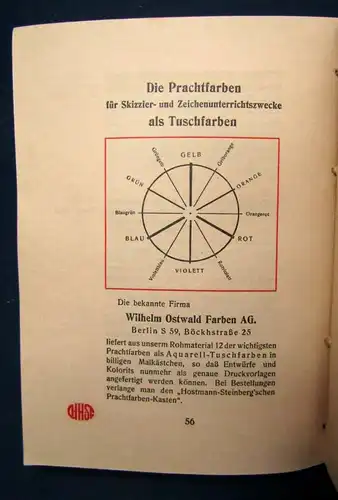 Hostmann Steinbergsche Farben-Fabriken Winke aus der Praxis Bd.2 um 1940 js