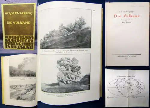 Sapper Die Vulkane 1925 Abteilung: Erdkunde Natur aller Länder Religion js