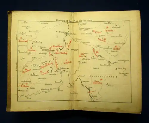 Meinholds Routenführer Nördliches Deutschböhmen 1908 Ortskunde Landeskunde  js