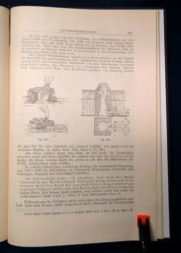 Geschichte des Eisens in Inner-Österreich Urzeit bis XIX. Jahrhunderts 1908 js