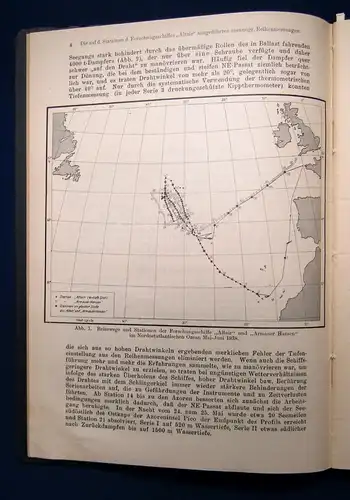 Stationen des Forschungsschiffes "Altair" ozeanographischen Reihmessungen 1941 j