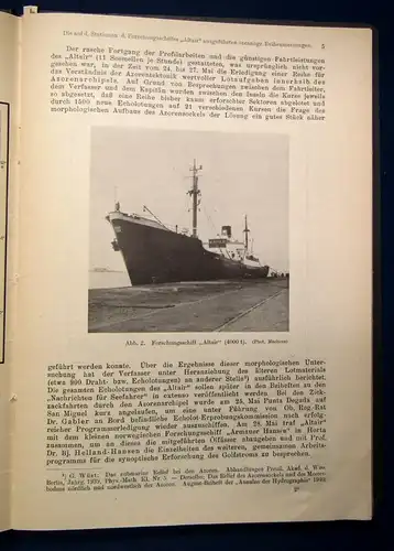 Stationen des Forschungsschiffes "Altair" ozeanographischen Reihmessungen 1941 j