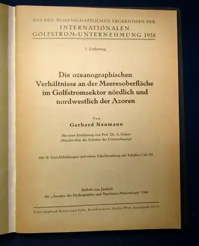 Neumann Die ozeanographischen Verhältnisse an der Meeresoberfläche 1940 js