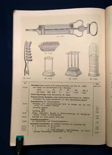 Hartmann Paul Preisliste Chirurgische Gummiwaren, Artikel Krankenpflege 1931 js