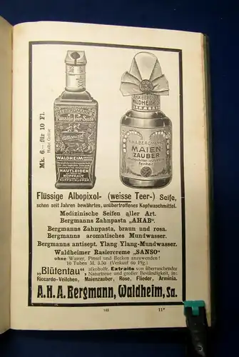 Drogisten- Jahrbuch Taschenkalender 1910 Bildband Werbung Handel Wirtschaft js