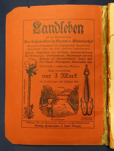 Lory Lehrmeister-Bibliothek Nr.23/24 angelsport 1910 Fischerei Hobby js