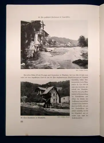 Fickert Das Katastrophenhochwasser im Ostererzgebirge im Juli 1927 Sachsen js