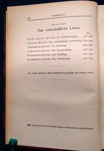 Münsterberg Die Amerikaner 1904 1. und 2. Band in 1 Buch Geschichte Politik js