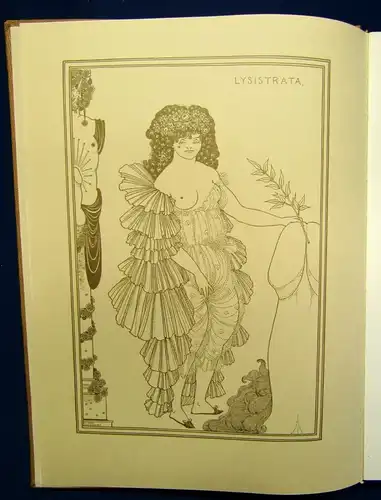 Berdsley The Lysistrata of Aristophanes Faksimile 1970 des Originals von 1896 js