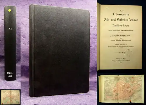 Broesike Neumanns Orts-und Verkehrs-Lexikon des deutschen Reiches 1905 js