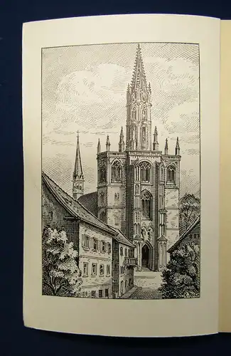 Konstanz Führer durch die Stadt Mit 14 Bildern, Stadtplan 1951 Badem-Württ. js