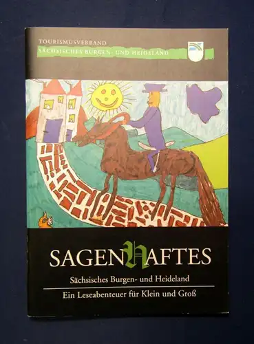 4 Hefte Sagenhaftes Sächsisches Burgen-u. Heideland o.J. Leseabenteuer js