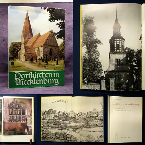 Ende Dorfkirchen in Mecklenburg o.J. Ortskunde Sehenswürdigkeiten Kirchen mb