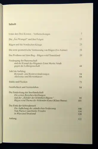 Petrick, Fritz Rügens Schwedenzeit 1648-1815 Teil 3 der Reihe Rügens Anfänge js