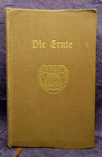 Vesper Die ernste aus acht Jahrhunderten deutscher Lyrik 1909 Belletristik js