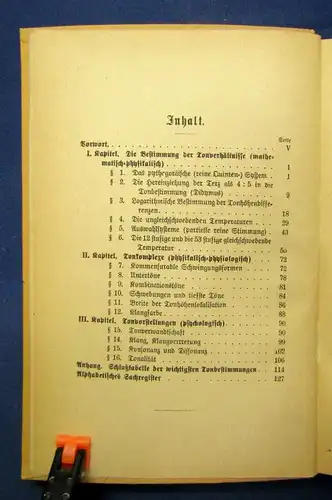 Riemann Handbuch Akustik ( Musikwissenschaft) o.J. Studium Gesang Noten js