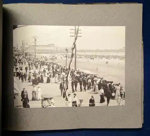 Sammelbilderalbum Atlantic City vollständig mit 21 Abb. auf Tafeln um 1920 js