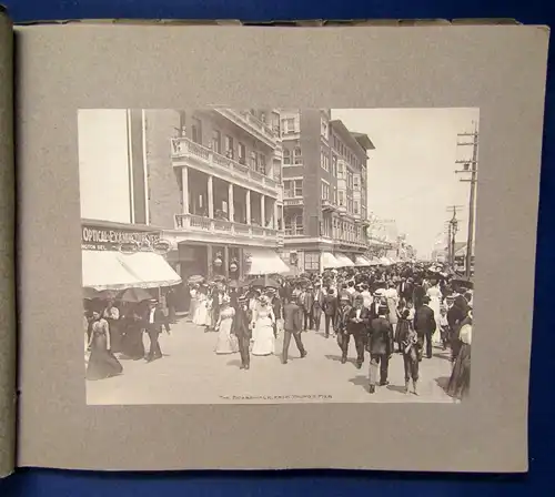 Sammelbilderalbum Atlantic City vollständig mit 21 Abb. auf Tafeln um 1920 js