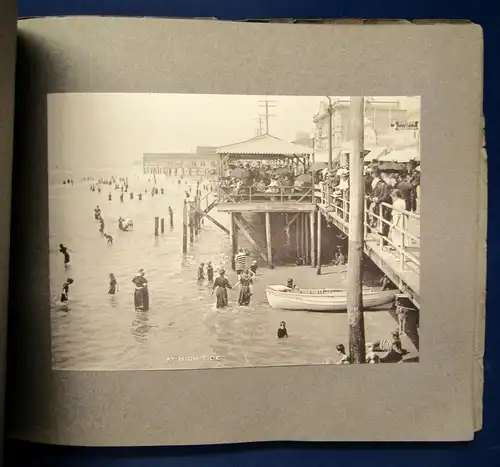 Sammelbilderalbum Atlantic City vollständig mit 21 Abb. auf Tafeln um 1920 js