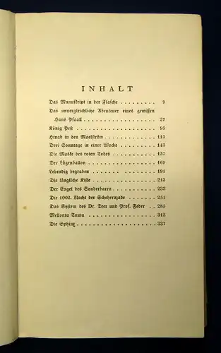 Poe Phantastische Fahrten 5. Bd. apart o.J. Belletristik Literatur Lyrik mb