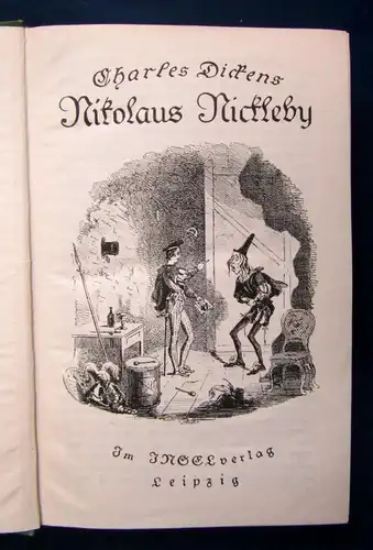 Dickens Nikolaus Nickleby 5. Band o.J. Belletristik Klassiker Lyrik js