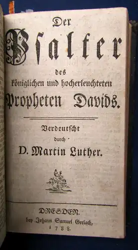 Auserlesenes u. vollständiges Gesang-Buch 1790 Frontispiz Dresden 5 Titel js