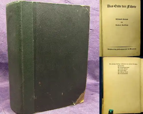 Lossius Das Ende der Fährte um 1920 Wildwest-Roman Klassiker Lyrik Literatur js