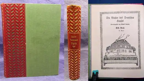 Canter Fahrendes Volk 1908 Die Bücher des deutschen Hauses 1. Reihe js