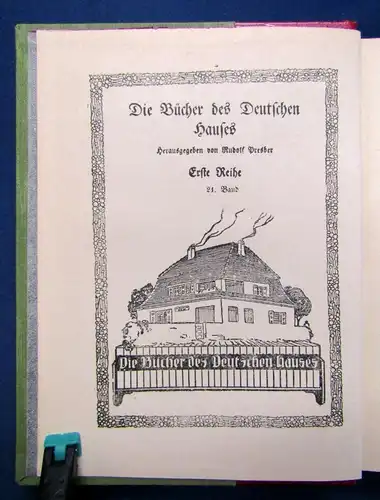 Canter Fahrendes Volk 1908 Die Bücher des deutschen Hauses 1. Reihe js