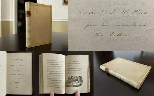 Rogers The Pleasures of Memory 1806 London Bibliophilie Memory bibliophil mb