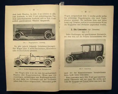 König Autotechnische Bibliothek Kraftfahrlehre 1925 Kraftwagen- Besitzer js