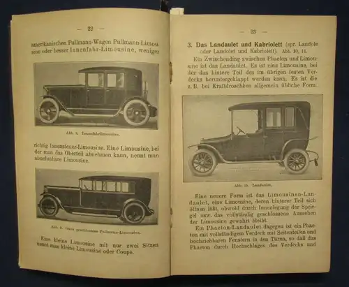 König Autotechnische Bibliothek Kraftfahrlehre 1925 Kraftwagen- Besitzer js