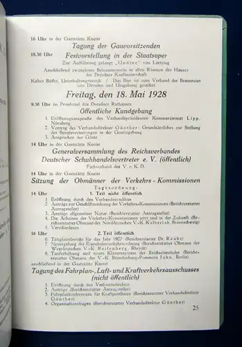 Festbuch zur 42. Generalversammlung des Verbandes reisender Kaufleute 1928 js