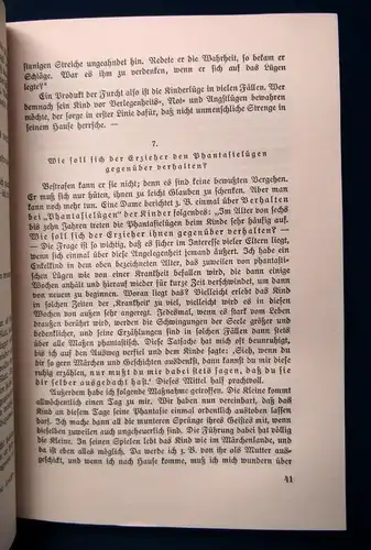 Prüfer Wie erziehen wir unsere Kinder? Pädagogische Vorträge für Eltern 1927  js